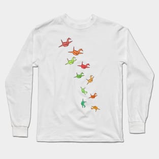 Paper Cranes, Paper Planes Long Sleeve T-Shirt